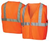 Orange High Visibility Safety Vest with Manufacturer Price