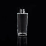 90ml Round Shape Crystal Glass Perfume Bottle with Screw Cap