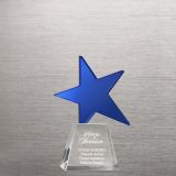 Blue Accents Crystal Star Collection Trophy (#72273)