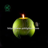 Single Color Glass Candle Cup by SGS (KL140228-18B)