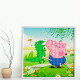 Factory Direct Wholesale New Children DIY Crystal Modern Flower Wall Art Canvas Home Decoration T-143