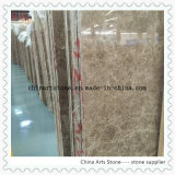 Crystal Emperador Light Marble Slab for Tile and Countertop