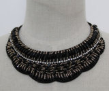 Fashion Jewelry Bead Crystal Chunky Custume Choker Collar Necklace (JE0051-1)