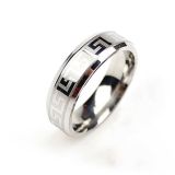 Charming High Quality Silver Stainless Steel Male Ring