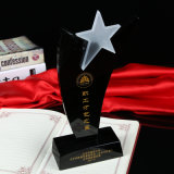 Fashion Wholesale Acrylic  Crystal  Award Trophy with Star