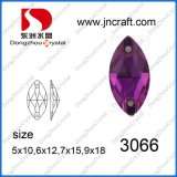 Wholesale Price Colorful Horse Eye Crystal Sew on Stones for Clothing Decoration