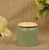 Elegant Ceramic Candle Container with Lid