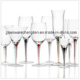 Fancy Tear Glass Wine Glass (B-GS13)