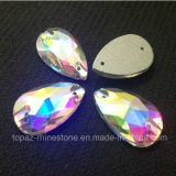 Pear Sew on Flat Back Crystal Glass Rhinestones (SW-Tear drop 13*18mm)