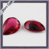 Pear Ruby Shinning CZ Gemstones