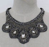 Lady Fashion Crystal Chunky Jewelry Necklace Choker Imitation Jewelry (JE0173)