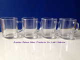 Clear Drinking Glass Cup with Handle High Quality