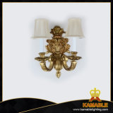 Classical Brass Fabric Lampshade Wall Lamp (FB-65003-2)