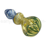 Mixed Color Spoon Hookah Pipes Pyrex Glass Smoking Pipe (ES-HP-330)