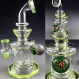 High Quality Heavy Borosilicate Small DAB Oil Rig Glass Pipe for Smoking