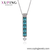 43592 Xuping Bar Designs Crystals From Swarovski Luxury Necklace Jewelry for Women