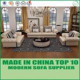 Classical Furniture Tufted Italian Leather Chesterfield Sofa Set with Coffee Table