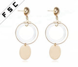 Cusotm Europe Style Hoop Dubai Gold Jewelry Earrings for Women