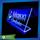L-Shape Acrylic LED Sign Display, LED Acrylic Menu Stand