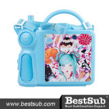 Plastichandle Lunch Boxes with Insert Blue (BFH46071LB)