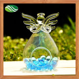 Angel Shape Clear Glass Flower Vase for Table Decoration (EB-B-4585)