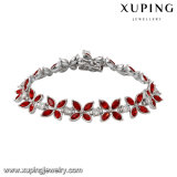 74720 Latest Red Stone Leaf Flower Jewelry Bracelet in Free Shipping