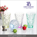 High Quality Water Drinking Glass Cup with Spray Colors