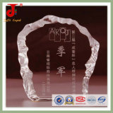 Clear Hexagon Blank Block Crystal for Customized VIP Award (JD-CB-307)