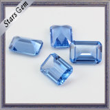 High Quality Light Blue Oatagon Emerald Cut Sapphire for Jewelry