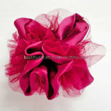 Flower Ponytail Holder with Lace