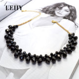 Elegant Fill with Black Acrylic Beads Choker Necklaces for Women