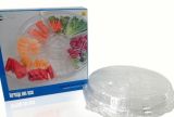 Plastic Fruit Vegetable Plate, Appetizers on Ice with Lids (TV223)