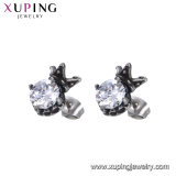 95389 Xuping Jewelry Factory Silver Unique Crown Stud Earring Imitation Jewelry with Promotion Price