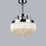 2018 New Design Decorative Interior Ceiling Fan with Crystal Lighting