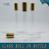 15ml Slim Transparent Roll on Perfume Bottle Glass