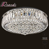 Modern Gold Round Crystal Ceiling Light for Hotel Lobby