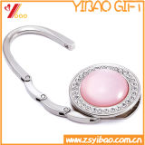 Pink Purse Hanger with Imitation Stone (YB-LY-pH-15)