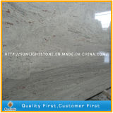 Polished India River White Granites Slabs for Countertops and Tiles