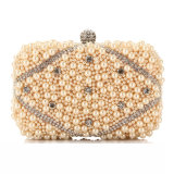 High Quality Designer Women Handbag Fashion Pearl Clutch Bag