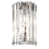 Crystal Prism Bar 2 Light Wall Lamp