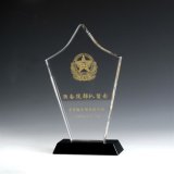 Personalized Unique Design Glass Crystal Trophy