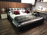 European Modern Furnishings Bedroom Leather Bed Set