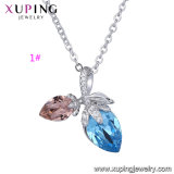 Necklace-00472 Xuping Necklace Imitation Dainty Jewelry China Crystals From Swarovski