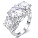 Fashion Women Crystal White Gold Engagement Ring