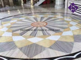 Classical Style Attractive Crystal Flooring Design Wood Grain Marble