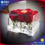 Crystal Box Acrylic for Red Rose Hold Rose Flower Box