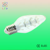LED C48 1.1W E26/E27 Candle Bulb for Crystal Pendent Light Lamps