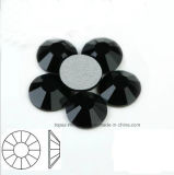 Fashion Crystal Stone for Lady Dress Ss10 Jet Black Non Hot Fix Flat Back Rhinestones (FB--ss10 jet black/3A)