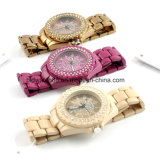 Colorful Ladies Fashion Crystal Watch with Japan Movement