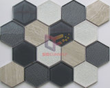 Grey and White Color Mixed Marble Stone Crystal Mosaic (CS251)